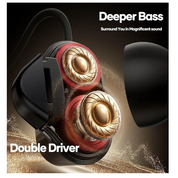 Linklike H26 Pro Comfort Fit Neckband Bluetooth Headphones Earbuds New SEALED - Picture 4 of 4